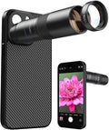 MIAO LAB 10X Telephoto + 200mm Macro Lens for iPhone 15 Pro, 2-in-1 Telephoto & Macro with 17mm Thread Interface & Dedicated Case – Perfect for Concerts, Travel, and Outdoor Exploration by MIAOLAB