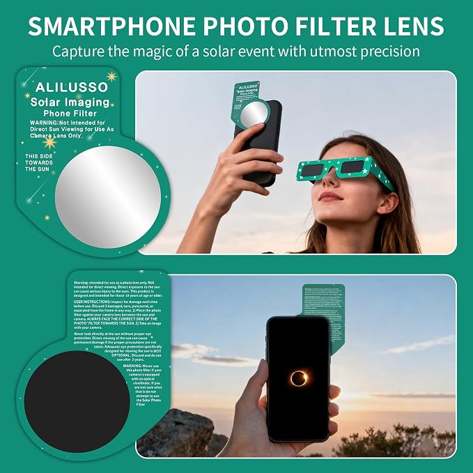 Smartphone Camera Lens Filter for iPhone 16/15/14/13 Pro Max Samsung Moto Google and TCL, 2 Pack - Image 2