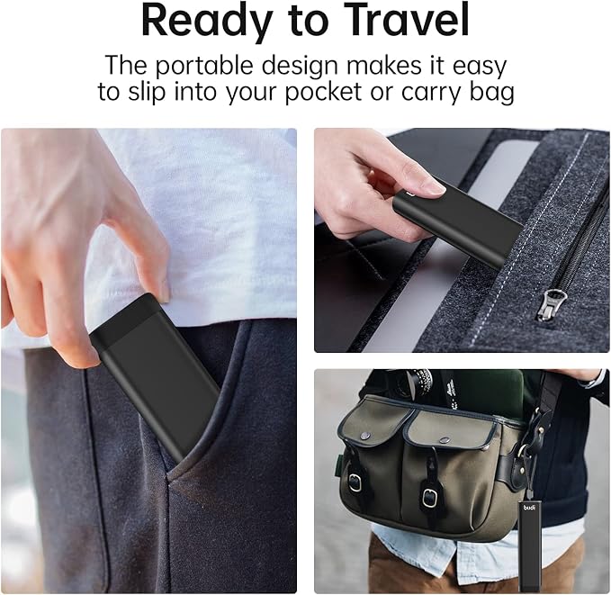 BUDI Pop-up Design 30 Slots Memory Card Case Crush & Shockproof Wallet for 27 Micro SD SDXC SDHC TF Cards and 6 Cards/Micro SDHC/Micro Holder Organizer,Case Storage - Image 2