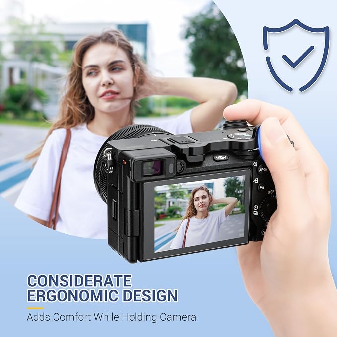 Foldable A6700 Thumb Up Grip Rest for Sony Alpha A6700 Thumb Accessories | Aluminum Alloy Metal Alpha 6700 Thumb Grip, Thumb Rest Support Holder, Not Affect The Use of Camera Buttons - Image 2