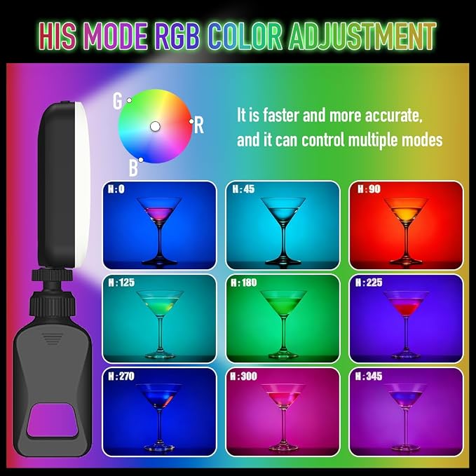 91 LED Portable Charger Selfie Light Video Conference Lighting | with Clip & Camera Tripod Adapter, Rechargeable 2000mAh, CRI 96+, 4 Light Modes, for Phone iPhone Webcam Laptop Makeup - Image 2