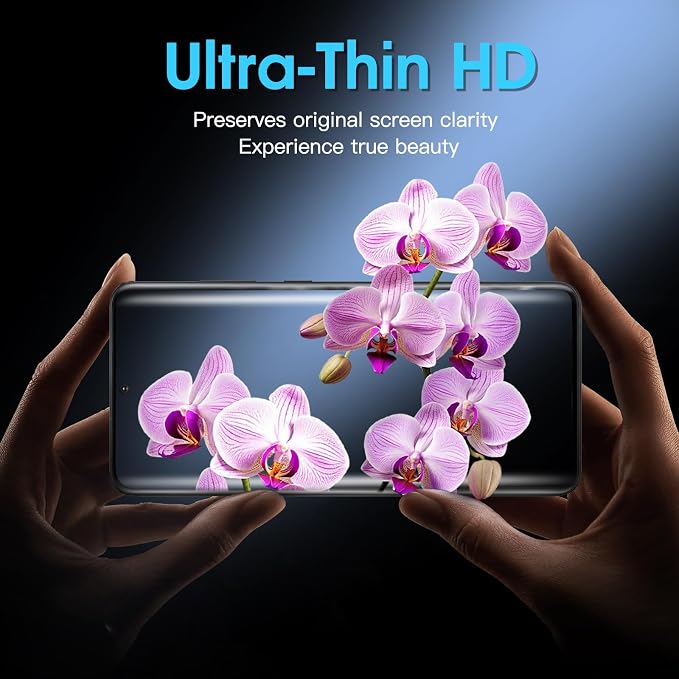 Didisky For Samsung Galaxy S20 Ultra Privacy Screen Protector 2 Pack Tempered Glass and 2 Pack Camera Lens Protector, 3D Curved Full Coverage, Easy to Install,Anti-Spy, Anti Scratch,9H - Image 5