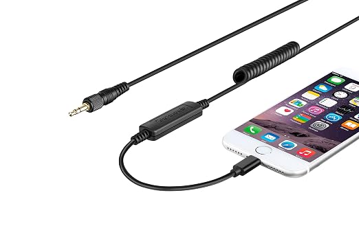 Saramonic LC-C35| Locking 1/8" TRS Male to Apple Lightning Output Cable for iPhone & iPad - Stereo and Mono for Wireless Microphone Recievers & More - Image 3