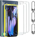 Ferilinso Screen Protector for Google Pixel 9 Pro XL, Tempered Glass Back | 3 Pack, 9H+ Hardness, Military-Grade Shatterproof, Case Friendly, Easy Installation Bubble Free, with Camera Lens Protectors by Ferilinso