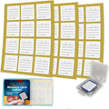 (120 Count) SD Card Labels Flash Drive Labels Stickers with 6 Free SD Card Cases & Container Multi-use Writable & Removable Stick-On Camera Memory Card Labels by TFXXSJWY