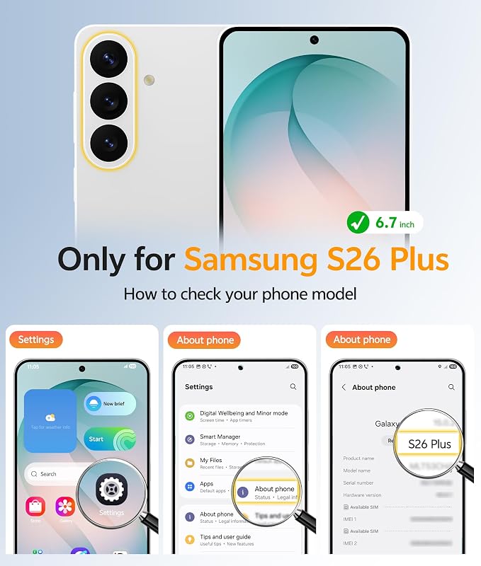 FNTCASE for Samsung Galaxy S26 Plus Case, Fit for Magsafe, Screen Protector | Full Camera Protection, Translucent Matte, 14FT Military Grade Drop Proof, Shockproof Protective Phone Cover, Sagebrush Green - Image 2