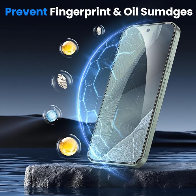 for Google Pixel 11 Pro HD Screen Protector & Camera Lens Protector | 9H Tempered Glass, Fingerprint Unlock, Anti-Scratch, Full Coverage, Easy Installation Tool, Case Friendly, Bubble Free - Image 5