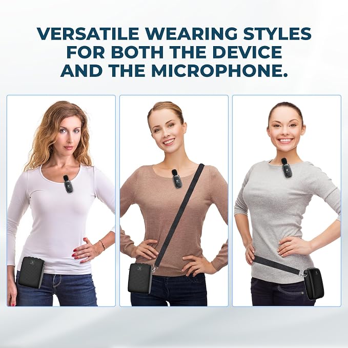 WinBridge Wireless Voice Amplifier with Clip-On Lapel Mic for Teachers | 15W Portable PA System with Bluetooth, 12H+ Battery, Auto-Pairing , Instant Mute, Ultra-Light Lavalier Microphone WB005 - Image 7