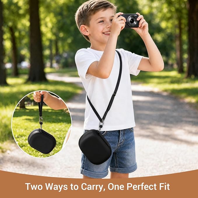 CoBak Carrying & Protective Case for Digital Camera,CAMKORY/Lecran/Duluvulu | for KODAK FZ55,FZ245,PIXPRO C1,WPZ2/Canon PowerShot ELPH 360/Sony DSCW800,DSCW830/Krlun/Lecnippy/Nsoela/VAHOIALD FHD 1080P - Image 2