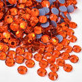 Jollin Hotfix Rhinestones Flatback Crystal Gems 4mm SS16, Orange Siam | 1440pcs Hot Fix Crystals Glass Rhinestones for Bedazzling, Crafting, Clothes, Shoes & Accessories DIY Decoration by Jollin