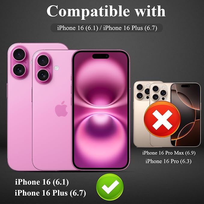YWXTW [5 Pack Designed for iPhone 16 Camera Lens Protector, for iPhone 16 Plus Camera Lens Protector, Night Shooting Mode, Anti Scratch HD Clear 9H Hardness Tempered Glass - Image 2