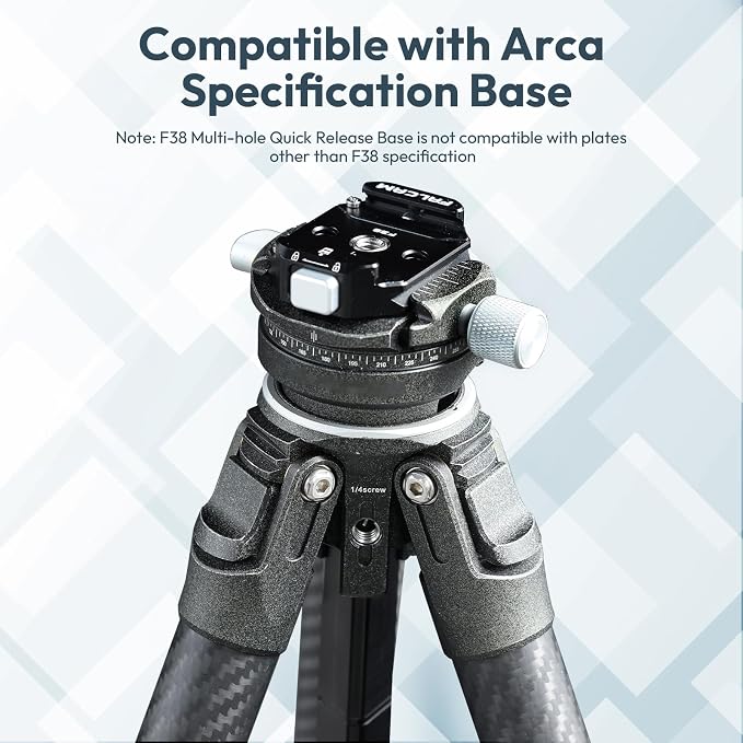 FALCAM F38 Quick Release Kit V2, Quick Release System, Base and Plate with 1/4" and 3/8" Screw Thread for Tripod, Monopod, Stabilizer, Slider - F38B3404 | Quick Release System, Base and Plate with 1/4" and 3/8" Screw Thread for Tripod, Monopod, Stabili... - Image 6