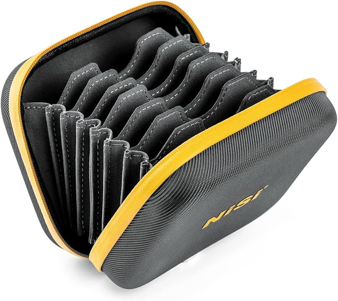 NiSi - Caddy II Circular Filter Case, Portable and Lightweight Camera Lens Pouch for 8 Filters, Fits Up to 95mm, Waterproof and Shockproof, Larger Opening Lens Bag, Caddy Case with Metal Hanging Clip - Image 7