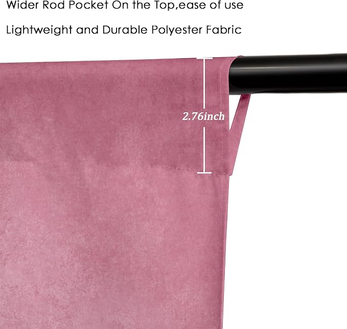 Pink 8x10 ft Photography Backdrop,Classic Abstract Backdrop for Headshots and Portraits,Portrait Backdrop for Photoshoot,Romantic Headshot Background Fabric Studio Props - Image 6