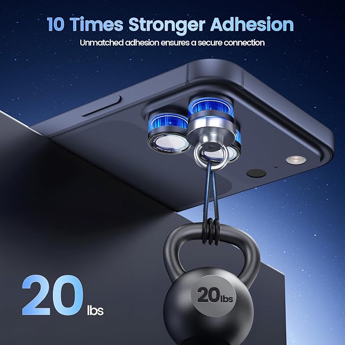 CACOE Camera Lens Protector for iPhone 14/15/16/17 Pro/Pro Max Cover | Anti-Scratch, Drop-Proof, Strong Adhesion, Camera Screen Cover, for iPhone 14-17 Pro/Pro Max, Dark Blue - Image 8