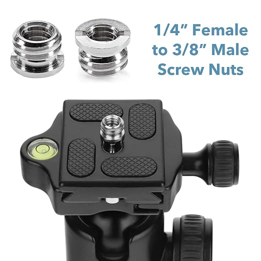 8PCS Camera Screws Mount Adapter 1/4 3/8 Inch Threaded Converter - Image 4