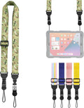 FIEIL Adjustable Shoulder Strap, Nylon Camera Strap, Comfortable Neck Strap for iPad, Cellphone Tablet, Camera, Laptop, Binocular, Luggage Bag (Camouflage Universal Lanyard) by FIEIL