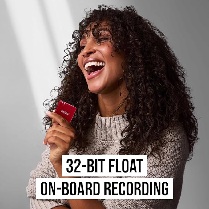 RØDE Wireless GO (Gen 3) – Compact Wireless Mic – Pristine Audio, 32-bit Float Recording, Automatic Level Control, for Phones, Cameras and Computers (Red) - Image 2