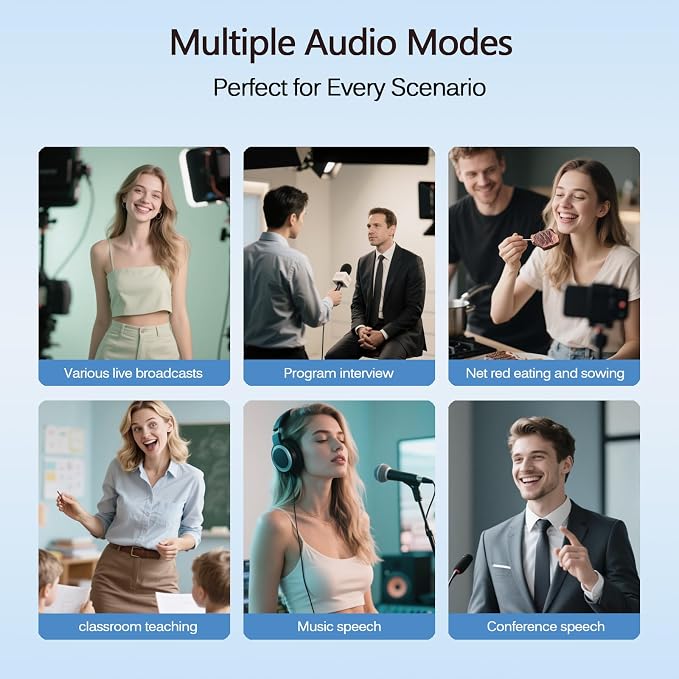 Back Wireless Lavalier Microphone for iPhone/Android, 60ft Transmission, Record While Charging, Ultra-Long Battery Life, Noise Reduction, Plug & Play, for Vlog TikTok YouTube - Image 7