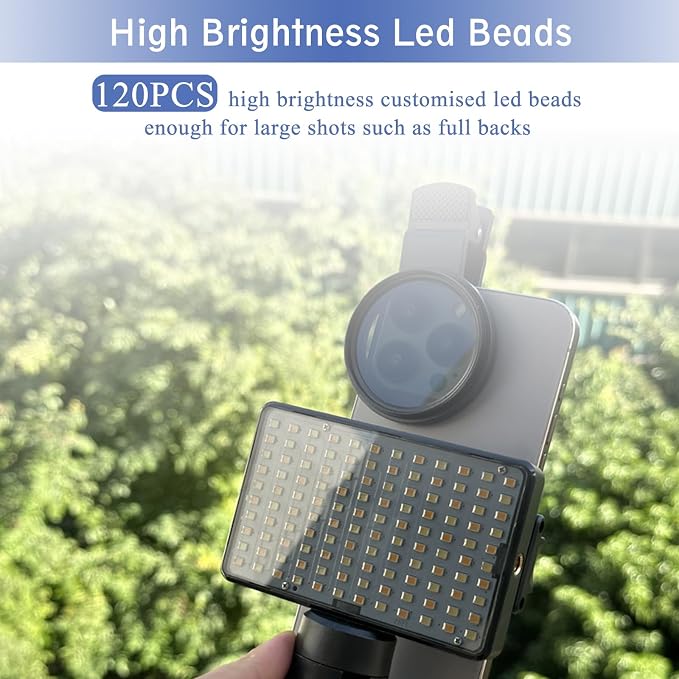 Tattoo Light with CPL Filter Lens Remove Glare LED Tattoo Photography Video Lights for Taking Tattoo Photos, Video Recording,TikTok,YouTube,for Phone, Camera, Laptop - Image 4