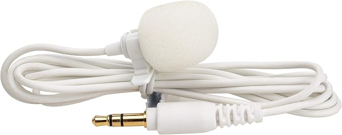 Saramonic SR-M1W White 3.5mm TRS Lavalier Microphone for Wireless Systems Compatible with DJI Mic, Rode, Hollyland, Sennheiser Transmitters & More - Image 2