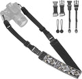 Adjustable Camera Neck Strap, Vintage Embroidered Shoulder & Crossbody Camera Strap with 4 Connection Ways, Anti-Slip Camera Strap for DSLR, Mirrorless & Camcorder, Travel & Outdoor Photography Gear by YFWE