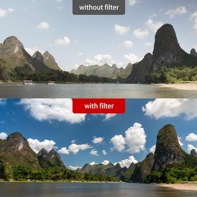 Kase 58mm Magnetic Soft GND 1.2 Phone Filter with Quick-Snap Clip, Graduated ND Lens Filter for iPhone & Android, Smartphone Camera Filter for Landscape, Sunset & Travel Photography - Image 2