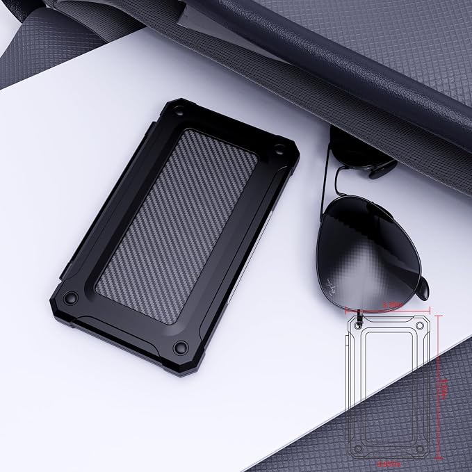 Memory Card Case with 40 Card Slots for SD and Micro SD Cards | Portable SD Card Holder, Hard ABS Shell with Soft Silicone Lining, Precise Card Slots,Magnetic Closure for daily travel - Image 6