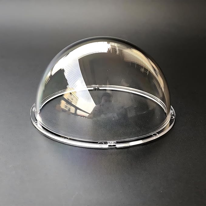 3.3 Inch Small Clear Camera Dome Cover, Waterproof Rainproof Polycarbonate Security CCTV Camera Lens Protection Cover (Size 85x45mm Transparent) - Image 9