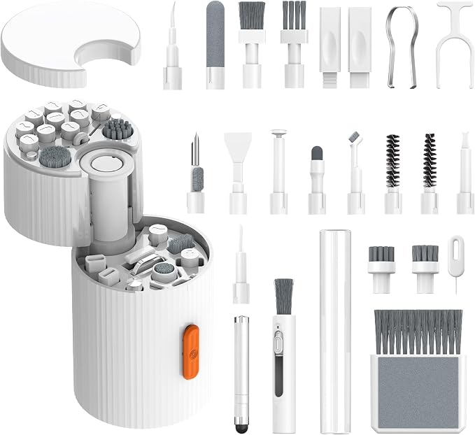 33-in-1 Multi-Functional Cleaning Kit Tool for Electronics inlcuding Headphones,Mobile Phones,Computer,Monitor,Lens and etc, Compact and Portable Design by Unknown