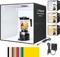 PULUZ Light Box Photography, 20x20 inch Portable Photo Studio Light Box, Professional Dimmable Quick Charge USB-C Photo Booth with 200 LED Lights & 12 Color Backdrops Photo Box for Product Photography by PULUZ