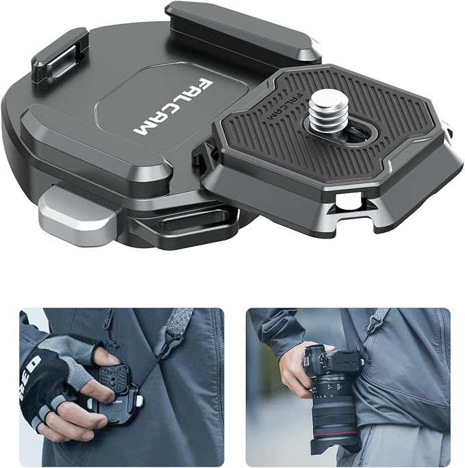 ULANZI F38 Camera Shoulder Strap Mount | Quick Release Kit for Shoulder Straps Kit V2, QR Plate Camera Tripod Mount by ulanzi
