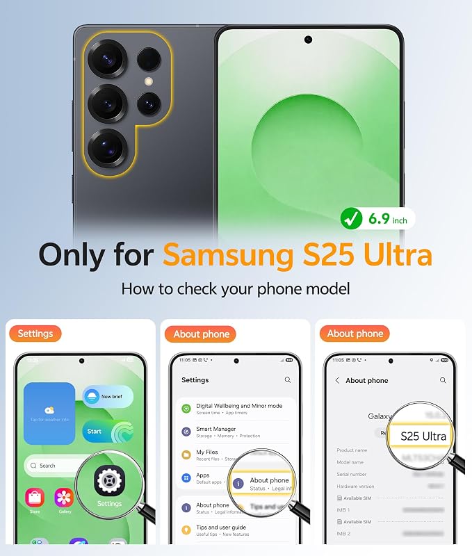 FNTCASE for Samsung Galaxy S25 Ultra Case, Compatible with Magsafe Green | Screen Protector, Full Camera Protection, Translucent Matte, 14FT Military Grade Drop Proof, Protective Phone Cover - Image 2