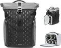 Manfrotto Uncover Camera Backpack 30L, Expandable Roll-Top | Waterproof Travel Camera Bag for DSLR, Mirrorless and Drone, Quick Side Access, 16" Laptop Photography Backpack by Manfrotto