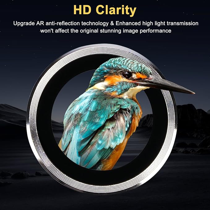 Camera Lens Protector for Samsung Galaxy S26 Ultra, Silver | Tempered Glass, Auto-align Tray, Easy Installation, Case Friendly, Anti-Scratch, HD Clear, Ultra Slim - Image 3