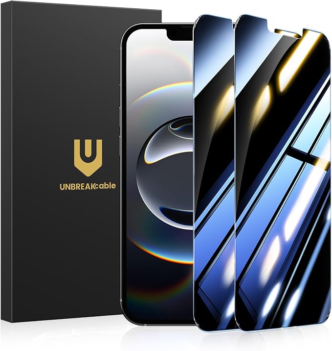 UNBREAKcable Privacy Screen Protector for iPhone 16e, 2-Pack | True 28° Anti-Spy, Shatterproof Tempered Glass, 9H Hardness, Easy Install, Bubble-Free, Anti-Scratch, Case Friendly - Image 9