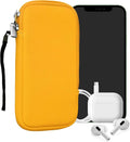 kwmobile Universal Phone Pouch Size XXL - 7" - Neoprene Smartphone Pouch with Zip - Water-Repellent Mobile Phone Case - Sleeve in Honey Yellow by kwmobile