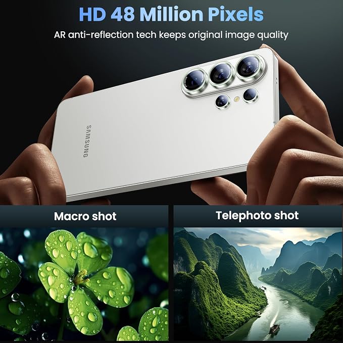 Uyiton for Samsung Galaxy S26 Ultra Camera Lens Protector, Unique Design | Case-Friendly, Ultra-Thin, Military-Grade Sapphire Glass with Aluminum Metal Rear Camera Screen Cover, Green - Image 2