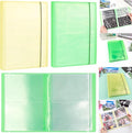 2 Pack Large Sticker Photo Storage Album, Stamp & Cutting Dies Storage Book Organizer Folder for Cards Storage DIY Scrapbooking Card Making Supplies 20 Pages 80 Pockets/Pack (Yellow + Green) by CYFUNDESIGN