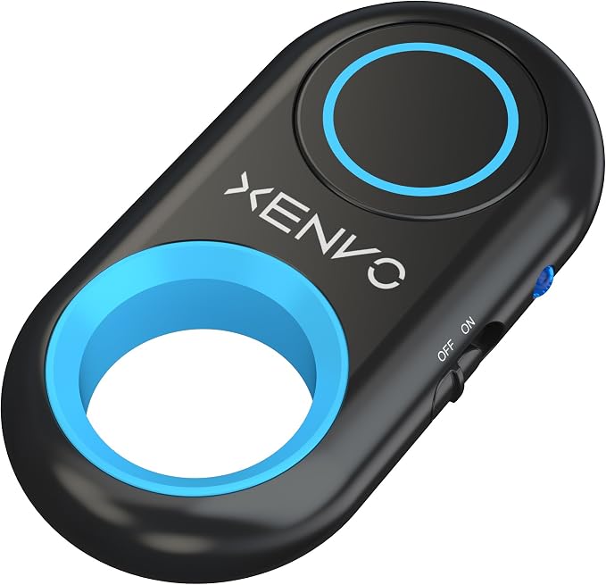 Xenvo Shutterbug - Camera Shutter Remote Control - Bluetooth Wireless Selfie Button Clicker - Compatible with iPhone, iPad, Android, Samsung, and Google Pixel Cell Phones, Smartphones and Tablets by Xenvo