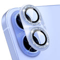 Choiche for iPhone 17 Camera Lens Protector, Light-Mist Blue | Bling Metal Camera Cover with 9H Tempered Glass Lens Screen Protector Accessories, Strong Adsorption, Case-Friendly by Choiche