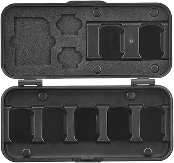Hard Shell Lens Filter Case Pouch for DJI Osmo Pocket 3 Accessories | Dustproof & Water-Resistant Camera Lens Filter Storage Bag for ND UV CPL Filter Wide Angle Macro Lens TF/SD Card Organizer by Unknown