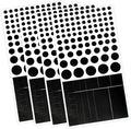 Vinyl Webcam Covers – Restickable Privacy Stickers for Laptop, Smartphone, Tablet, Smart TV & Game Console – Black, Multiple Sizes by Unknown
