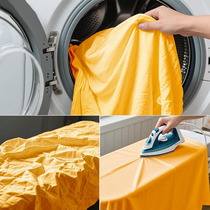 Yellow Photo Backdrop for Photoshoot Background Photography 5x7ft | Polyester, Portrait Studio Photographic, Streaming Video Shooting - Image 6