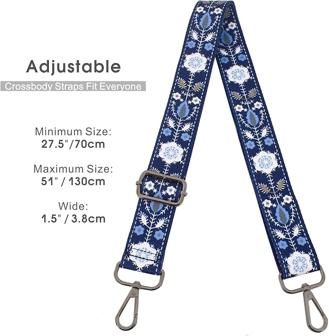 Replacement Purse Strap Shoulder Strap Adjustable Crossbody Strap for Women Crossbody Wide Shoulder Bag - Image 2