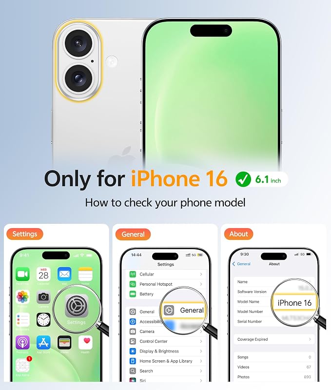 FNTCASE for iPhone 16 Case, Fit for Magsafe, Screen Protector, Green | Full Camera Protection, Translucent Matte, 14FT Military Grade Drop Proof, Shockproof Protective Phone Cover - Image 2