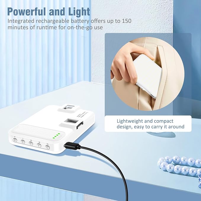 60 LED Portable Selfie Light Video Conference Lighting with Clip & Camera Tripod Adapter Rechargeable 2200mAh CRI 97+, 9 Light Modes for Phone iPhone Webcam Laptop Photo Makeup - Image 5