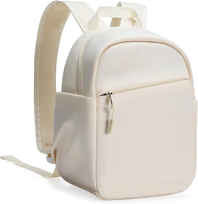 K&F CONCEPT Camera Backpack, Lightweight Compact Camera Bag 5L | Water-Resistant, Dividers, 9.7in Tablet Compartment, Quick Access, Street & Urban, Men & Women, for Canon/Nikon/Sony, Beige by KFCONCEPT