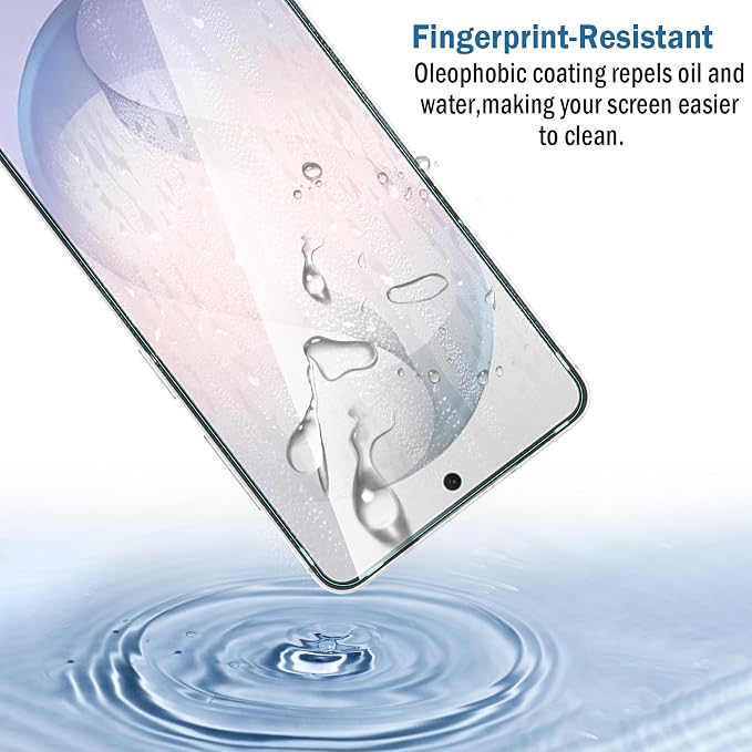 2+2 Pack for Samsung Galaxy S26 Screen Protector with Camera Lens Protector,Full Coverage 9H Tempered Glass Film,HD Clear Scratch Resistant,Bubble-Free for Samsung Galaxy S26 Screen Protector - Image 7