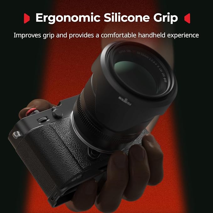 SmallRig L-Shape Grip Handgrip for Fujifilm X-E5 with Shutter Button | Built-in Quick Release Plate for Arca, 1/4"-20 Threaded Holes, Lightweight Ergonomic Grip - Image 4